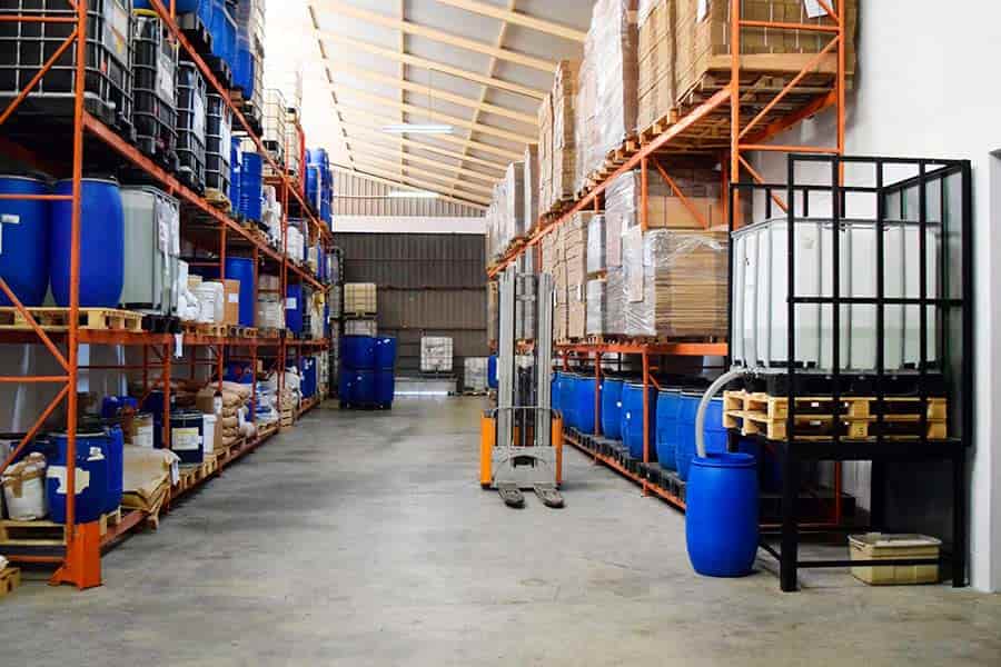 Almacén de materias primas de CarasaLab