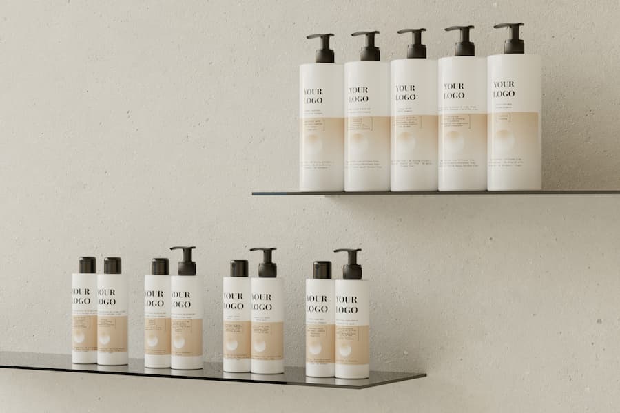 We offer this label customization option with the hairdresser’s logo for professional products.