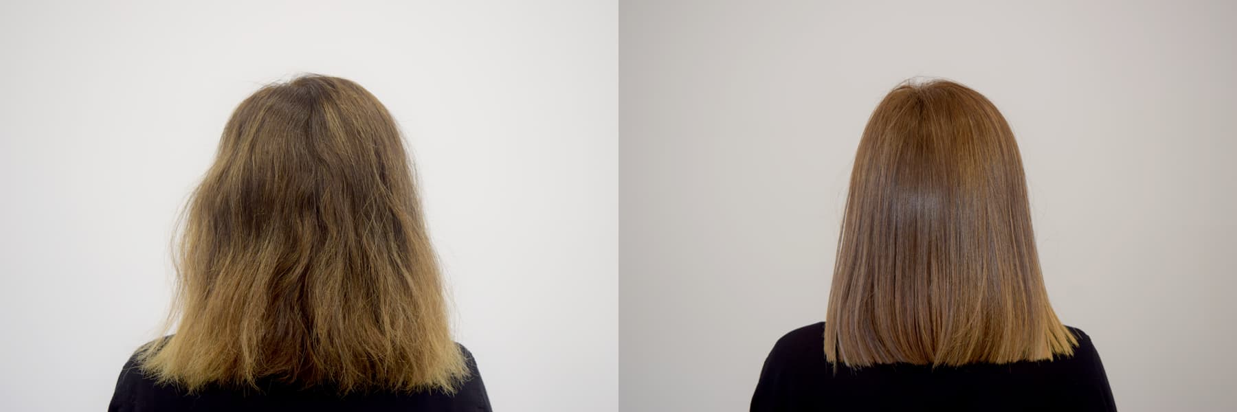 The result of our keratin straightening products